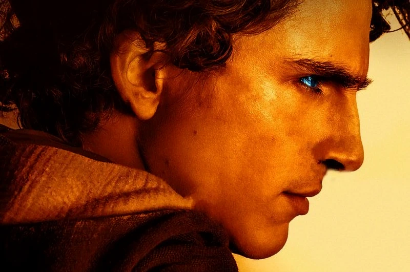 DUNE Part 2 Timothee Chalamet as Paul Atreides modified cropped poster
