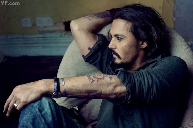 Johnny Depp Photograph by Annie Leibovitz for Vanity Fair