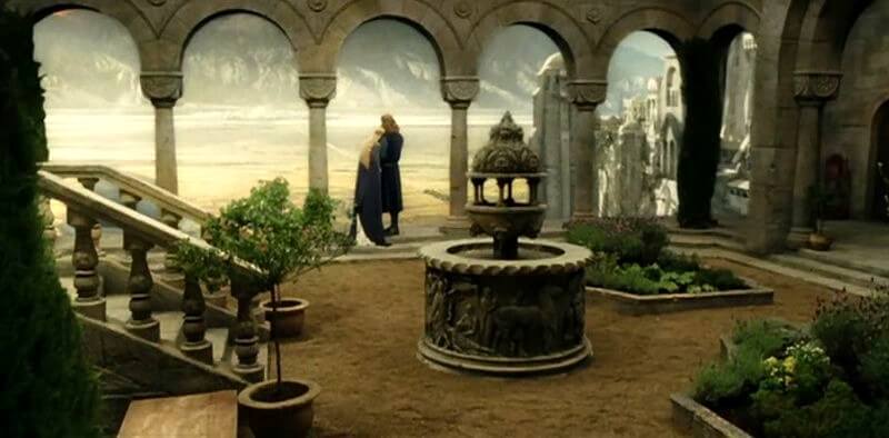 LORD OF THE RINGS THE RETURN OF THE KING Miranda Otto as Eowyn David Wenham as Faramir Newline