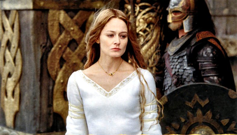 LORD OF THE RINGS THE TWO TOWERS Miranda Otto as Eowyn Newline