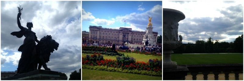 London Buckingham Palace collage