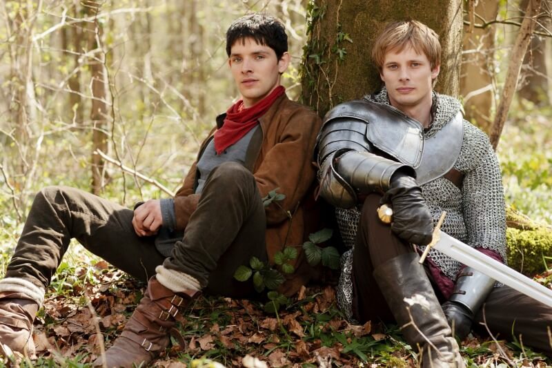 MERLIN Colin Morgan as Merlin Bradley James as Arthur BBC