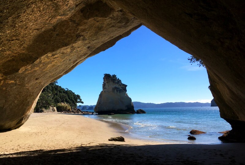 New Zealand Cathedral Cove