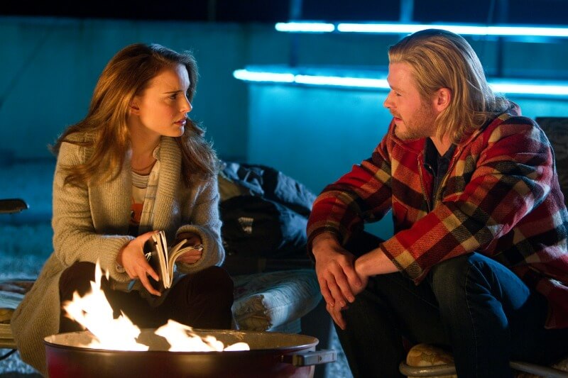 THOR Natalie Portman as Jane Foster Chris Hemsworth as Thor DisneyMarvel