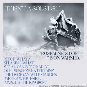 Tattered Heart quote Solstice