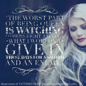 Tattered Heart quote queen