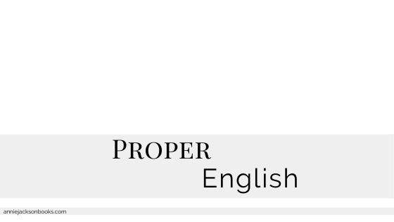proper English